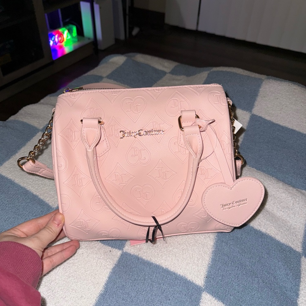 Juicy Couture Baby Pink Crossbody Bag w/ Gold Hardware